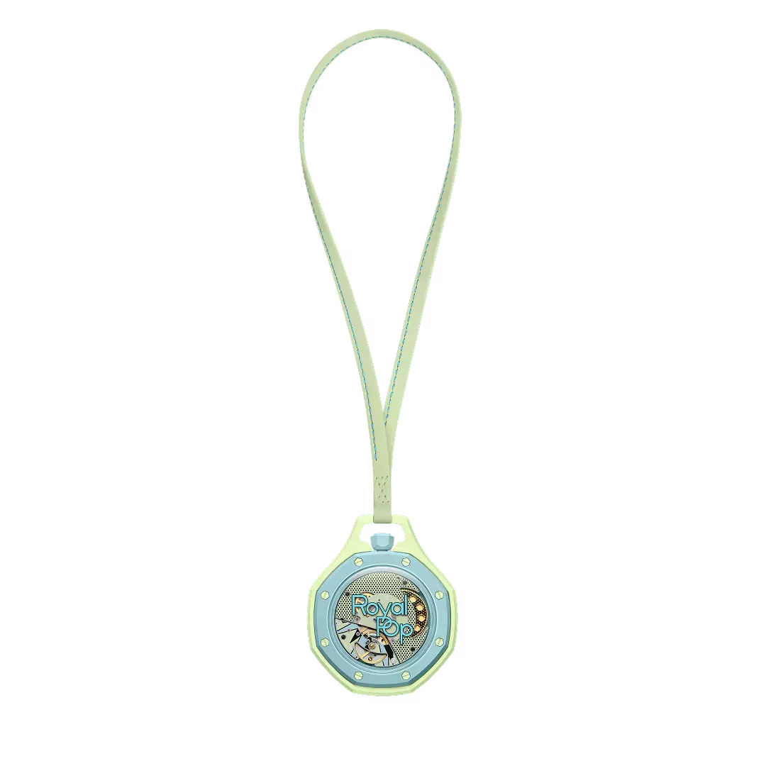 Watch Univers Blaue Acht — montre automatique cadran bleu cobalt, vue 2