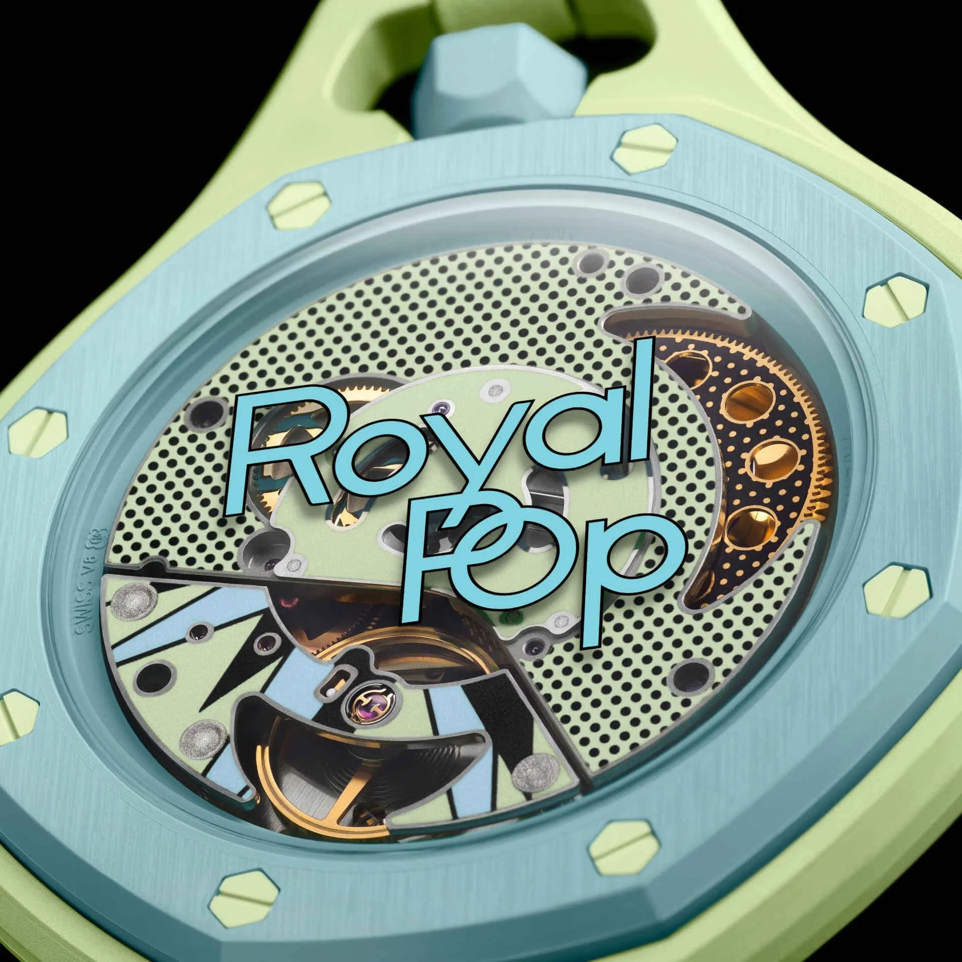 Watch Univers Blaue Acht — montre automatique cadran bleu cobalt, vue 5