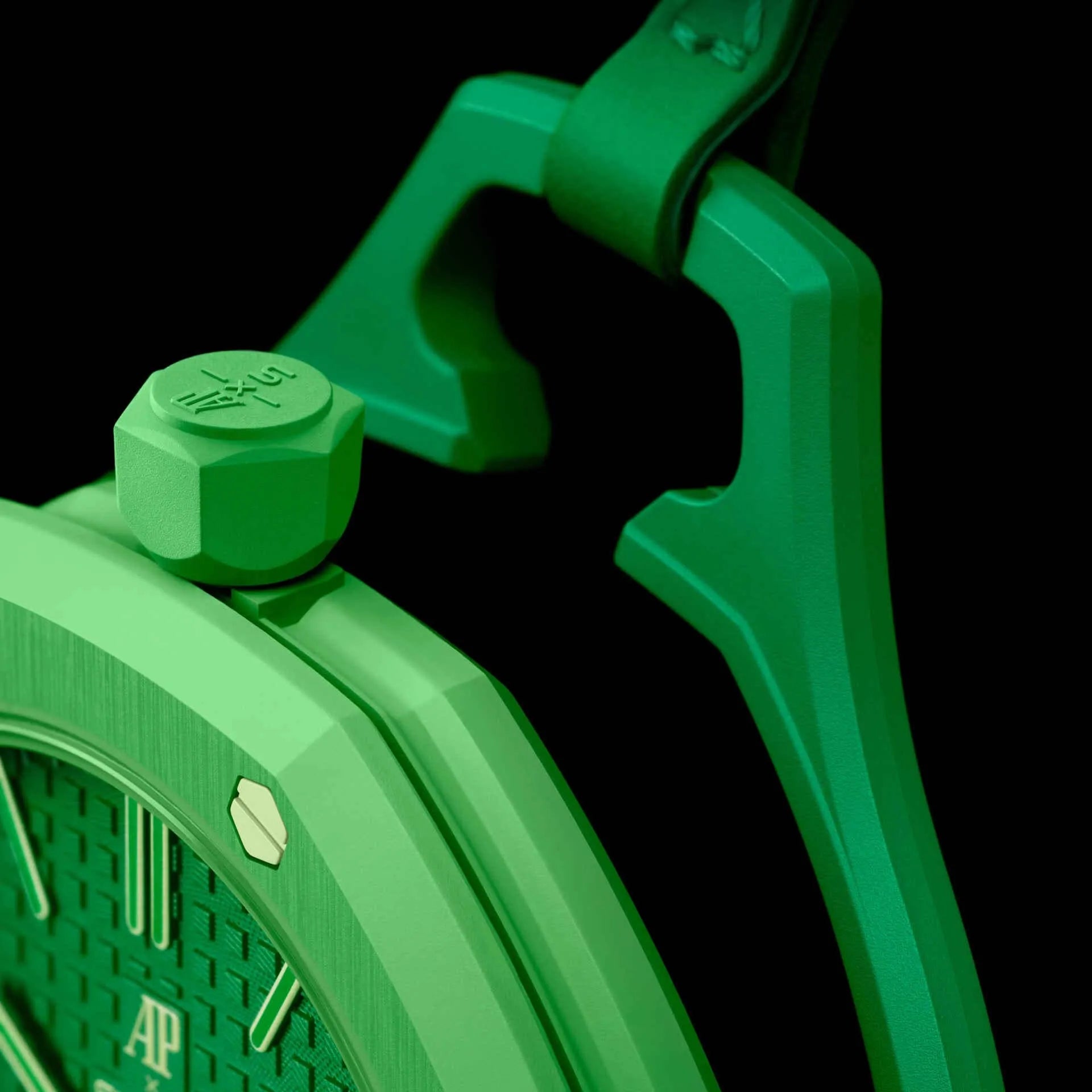 Watch Univers Green Eight — montre automatique cadran vert émeraude, vue 3
