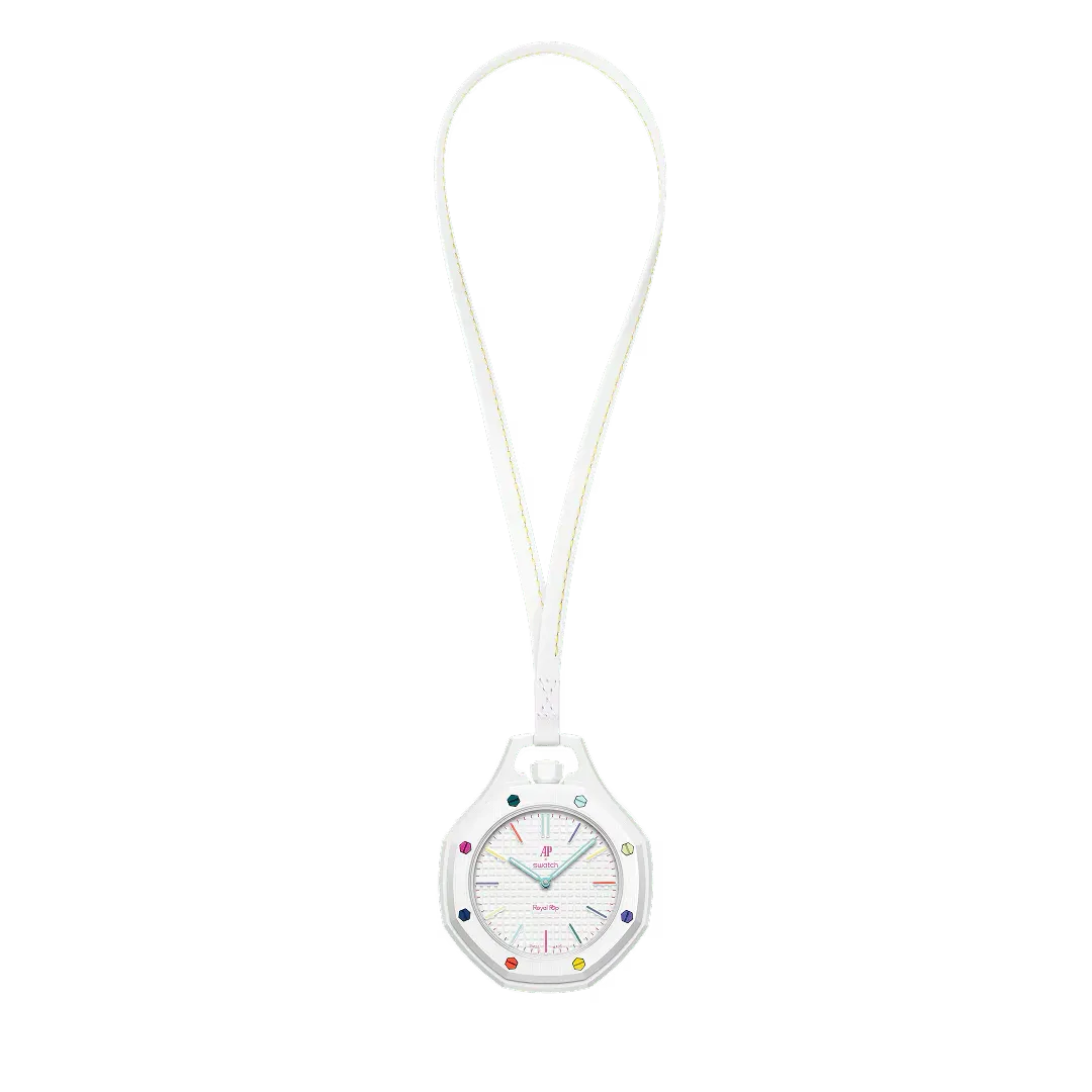 Watch Univers Huit Blanc — montre automatique cadran blanc éclatant, vue 1