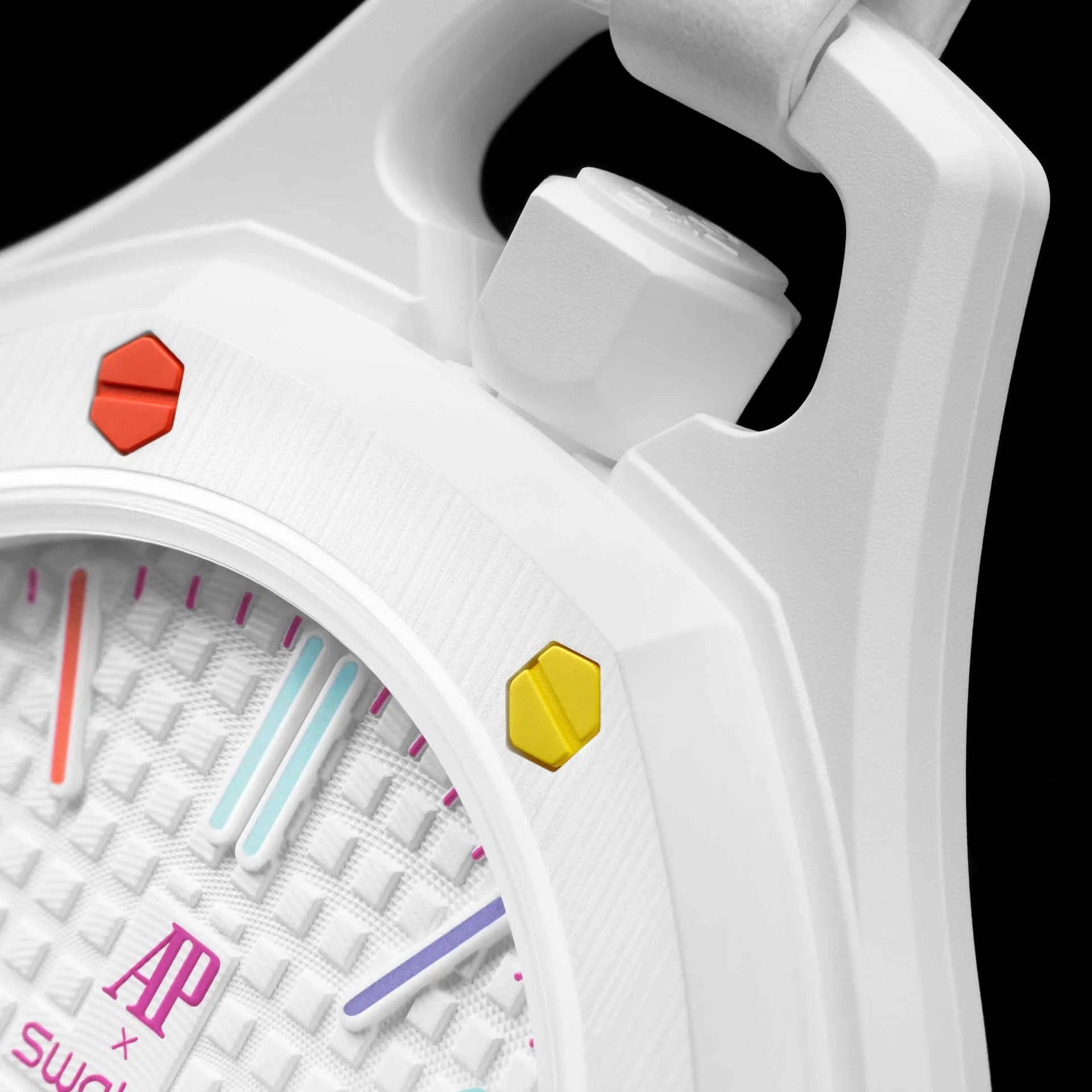 Watch Univers Huit Blanc — montre automatique cadran blanc éclatant, vue 5