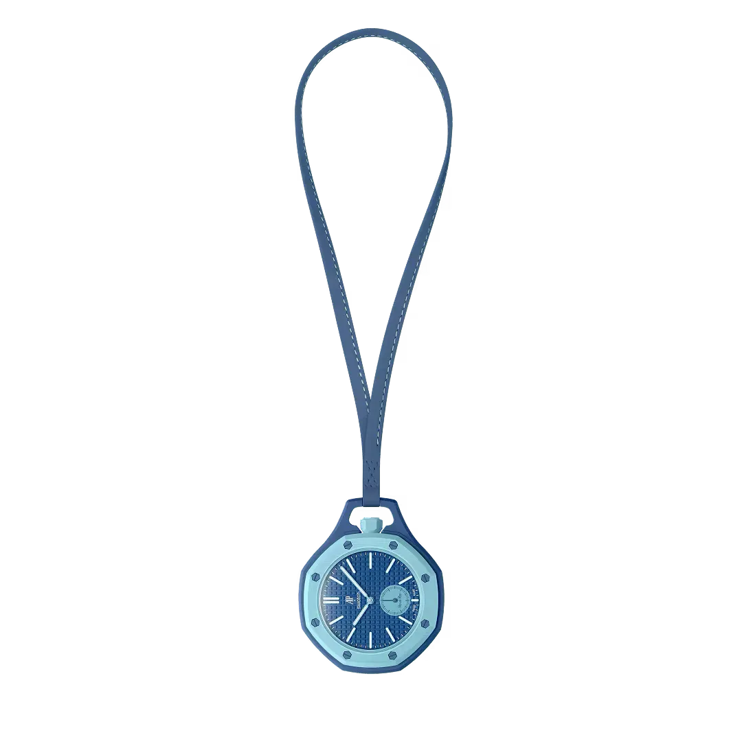 Watch Univers Lan Ba — montre automatique cadran bleu lagon, vue 1