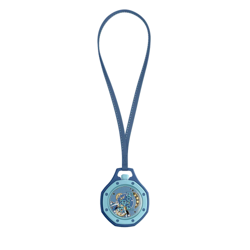 Watch Univers Lan Ba — montre automatique cadran bleu lagon, vue 2